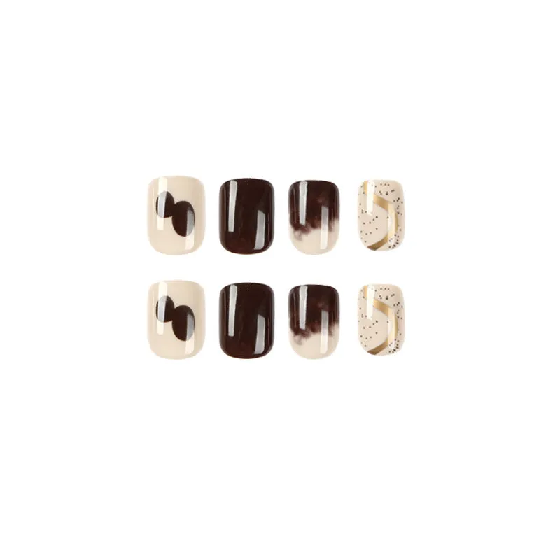 Square Autumn Winter Vintage Brown