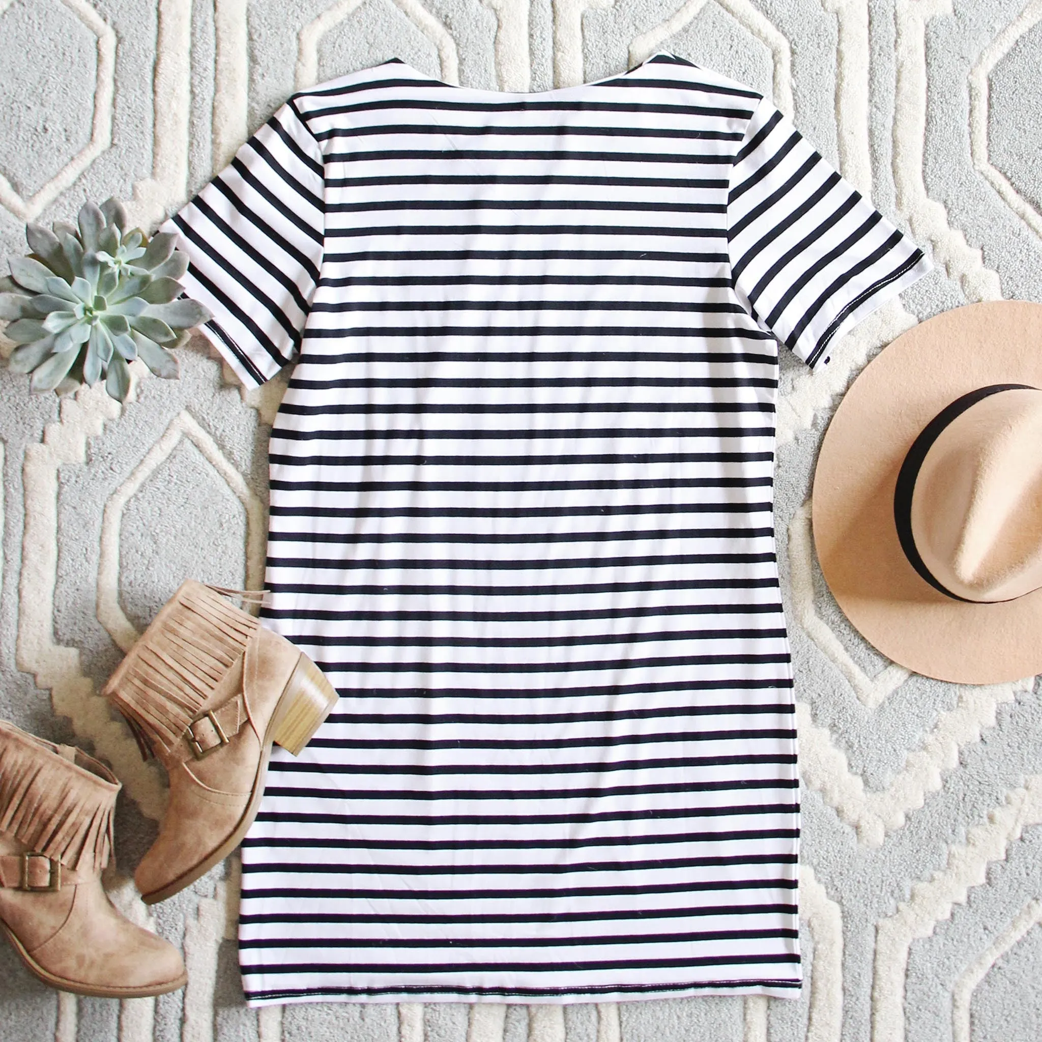 Sweet & Basic Stripe Dress