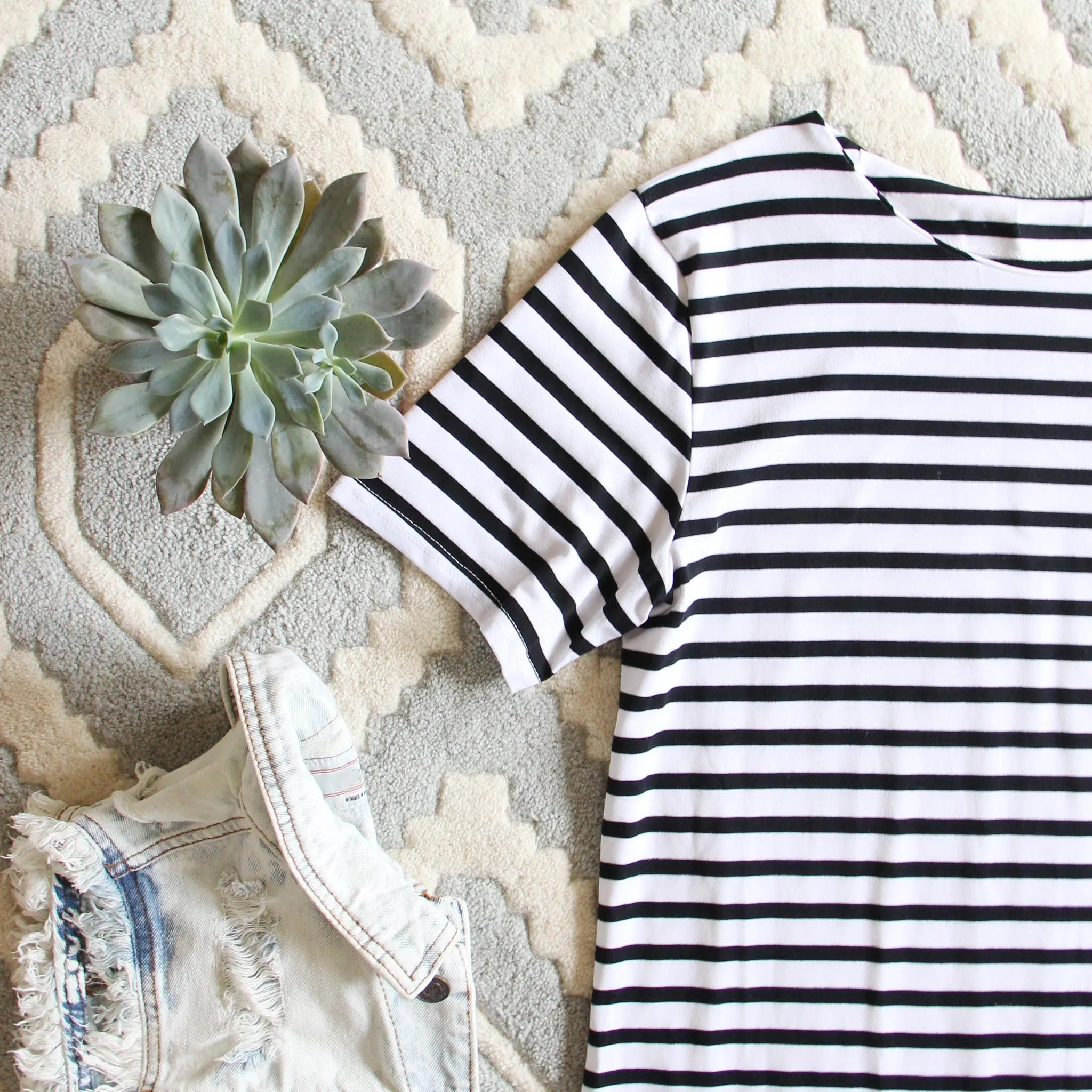 Sweet & Basic Stripe Dress