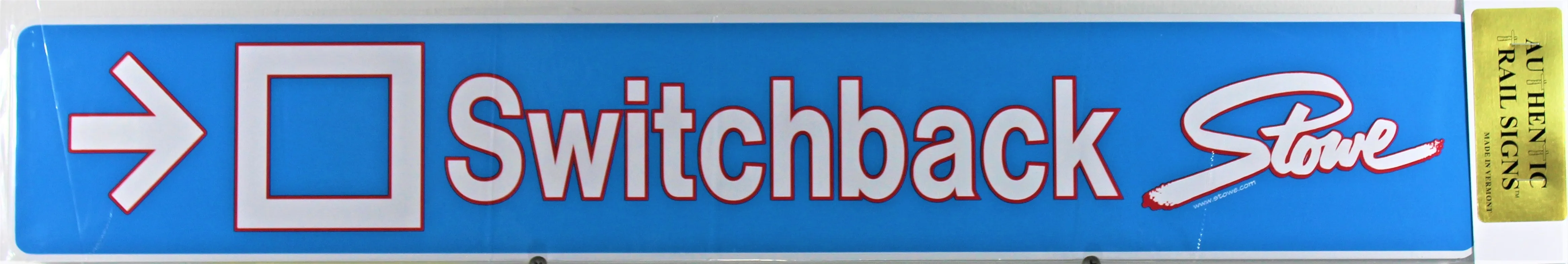 Switchback Trail Sign