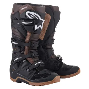 Tech-7 Enduro Boots Black/Dark Brown 8