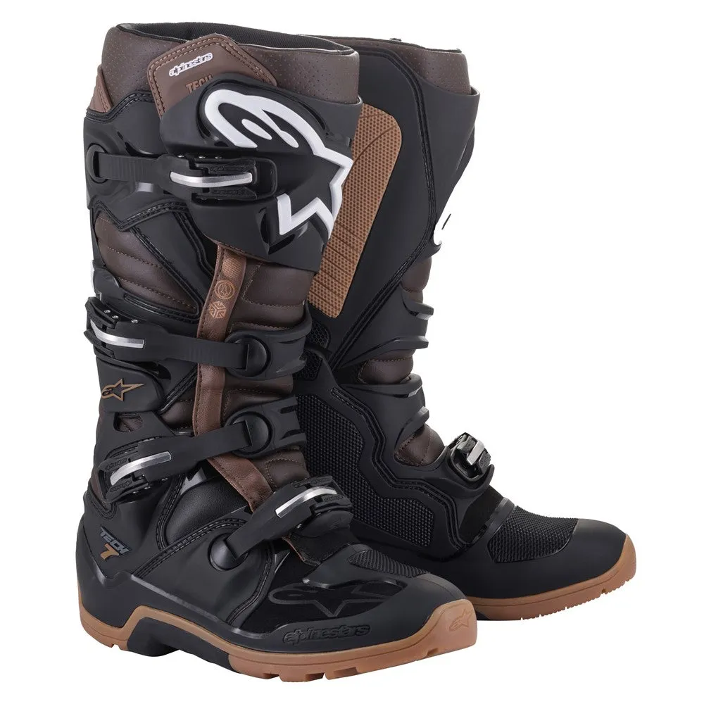 Tech-7 Enduro Boots Black/Dark Brown 8