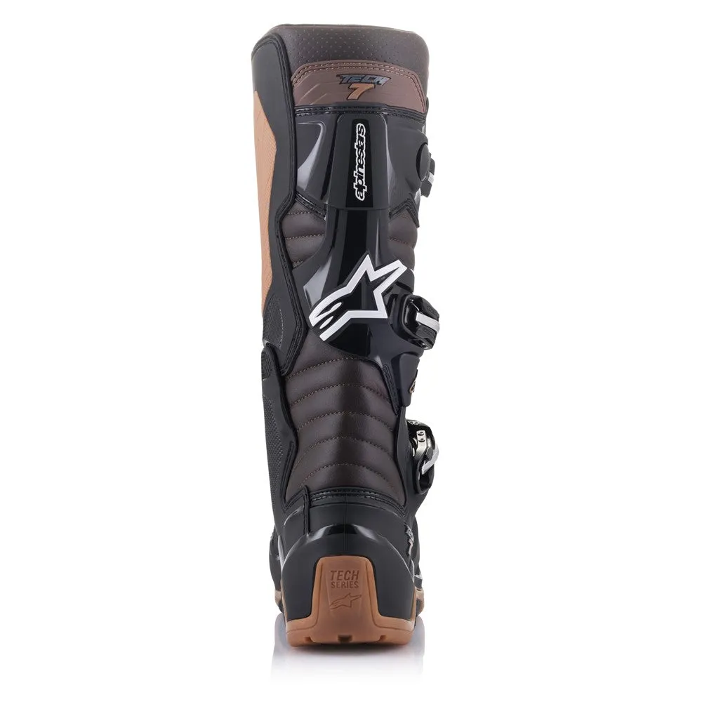 Tech-7 Enduro Boots Black/Dark Brown 8