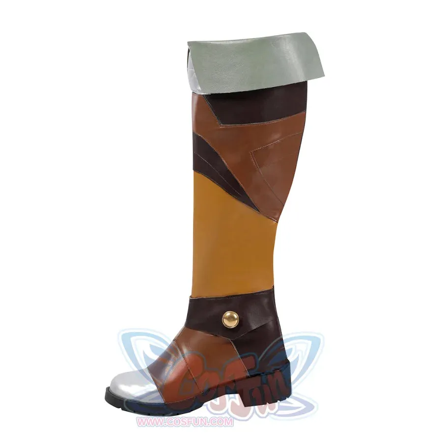 The Legend of Zelda: Tears of the Kingdom "Princess" Zelda Cosplay Boots C08168-Boots
