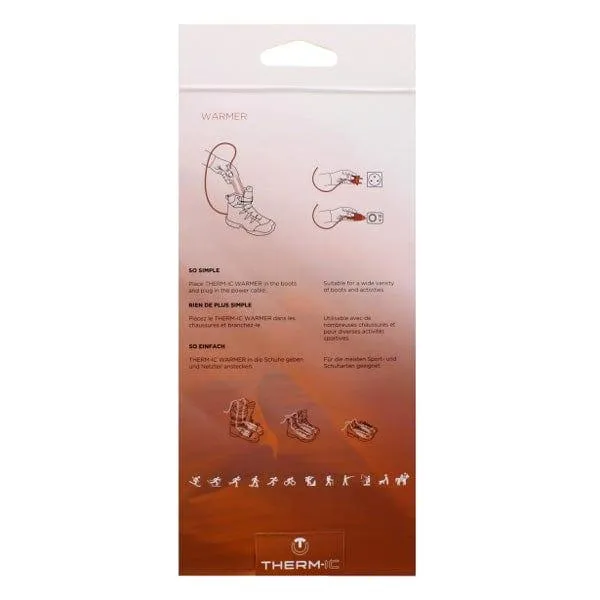 THERM-IC Electric Boot Warmer and Dryer | Fitted with EU 2 Pin Euro Plug | Great for all types of boots and gloves