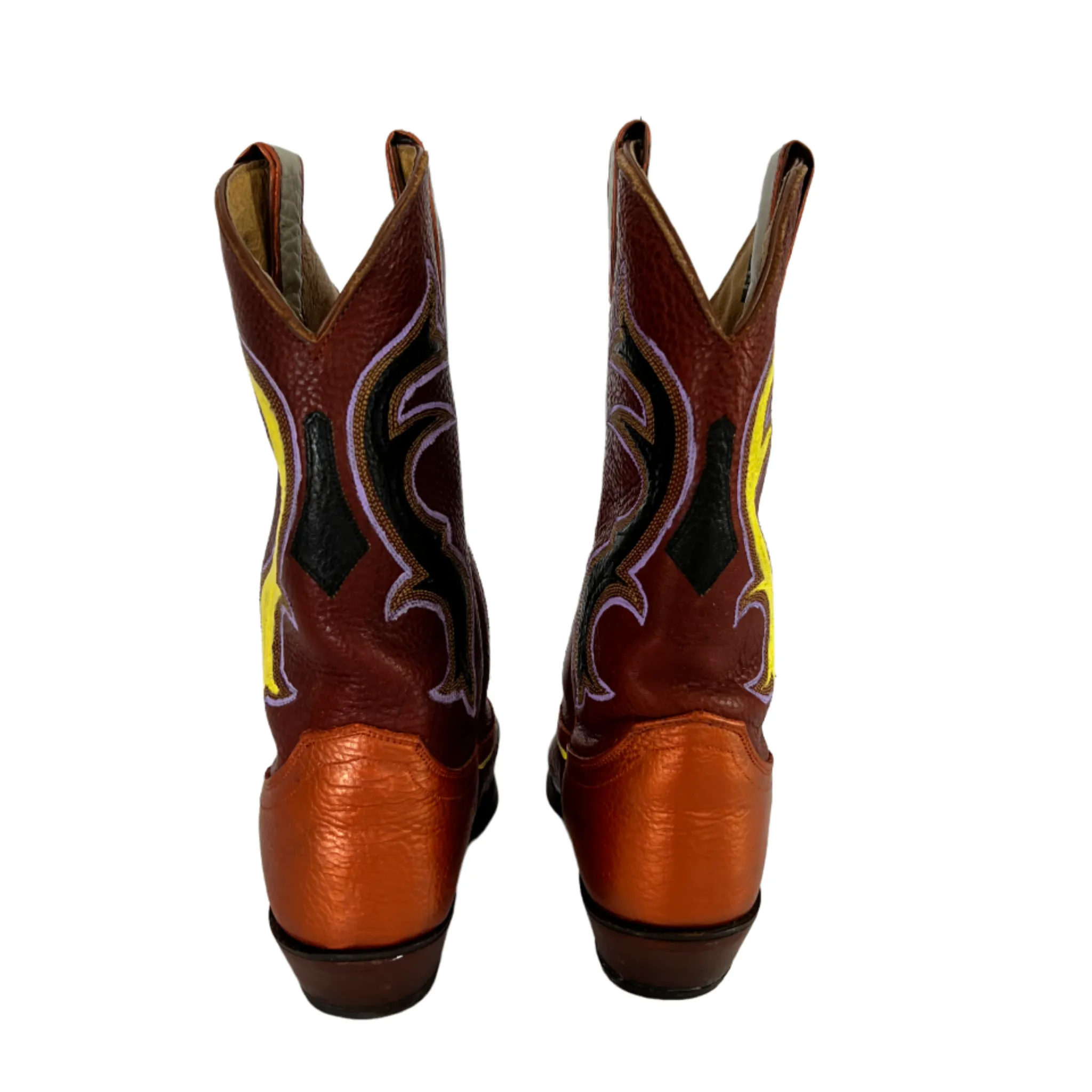 Traditional - Hand-Painted Vintage Cowboy Boots