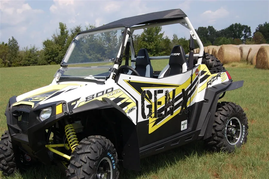 Trail Armor GenX Two Door Graphics Kit - 2014 RZRS 800 LE WHITE LIGHTNING