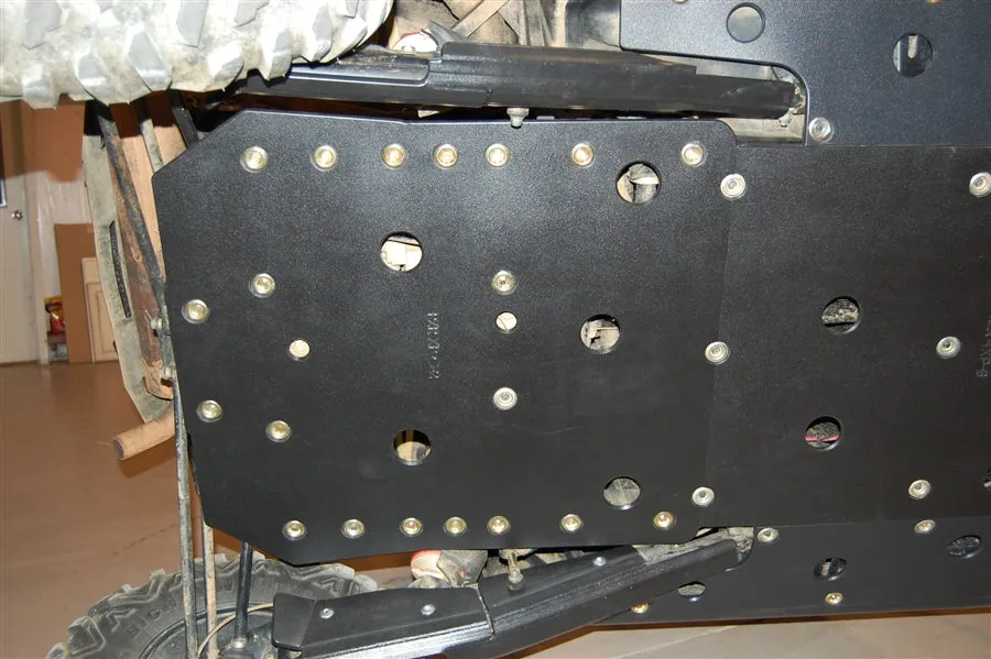 Trail Armor RZR 4 XP 900 and Jagged X Full Skids with Slider Nerfs with Extended Rear Coverage fits 2012-2014