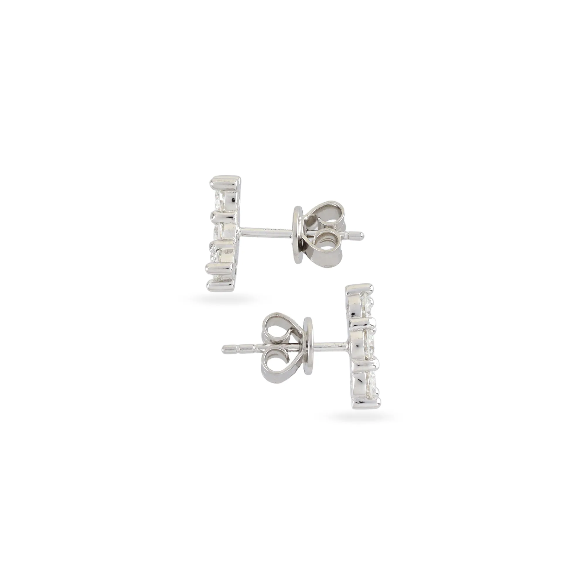 TRIPLET SOLITAIRE EAR STUD