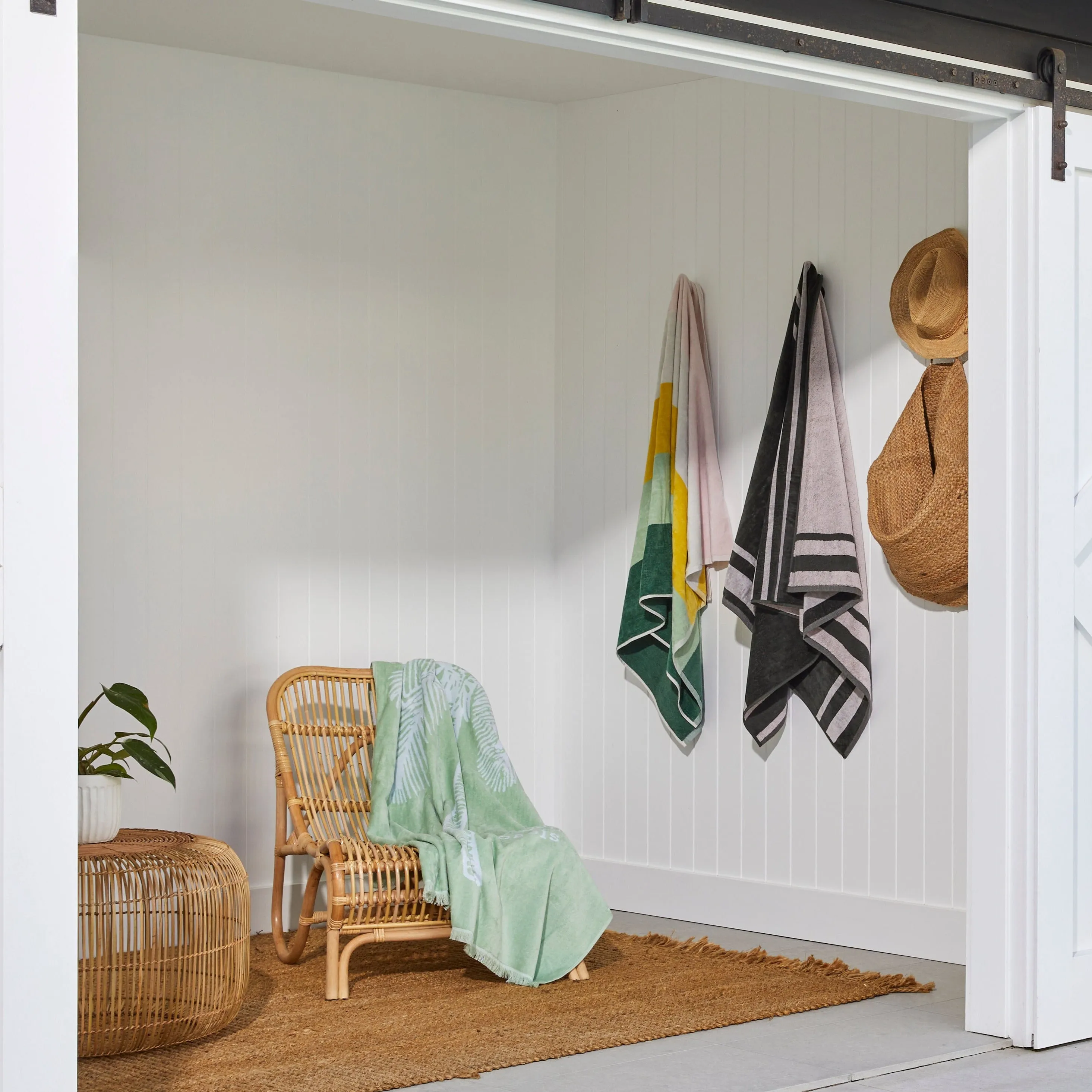 Urban Oasis Belize Stripe Beach Towel