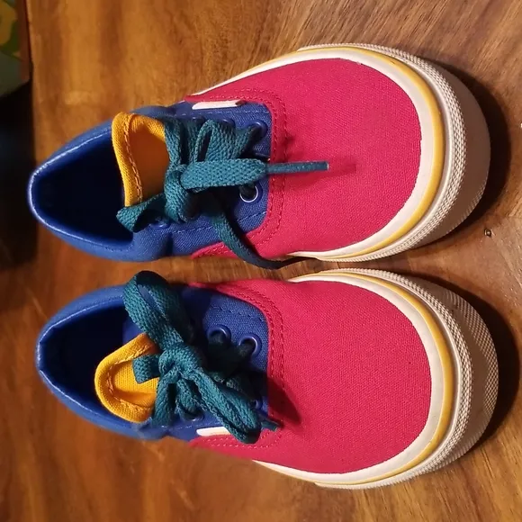 VANS MULTI-COLORED SNEAKERS.... Size: US 12