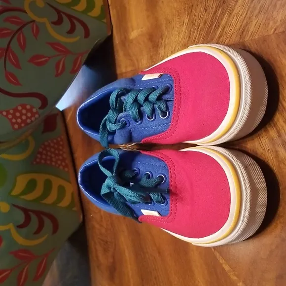 VANS MULTI-COLORED SNEAKERS.... Size: US 12