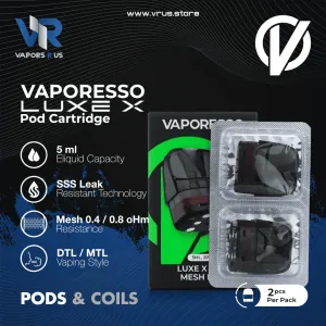 VAPORESSO - LUXE X Pod Cartridge (2pcs/pack)