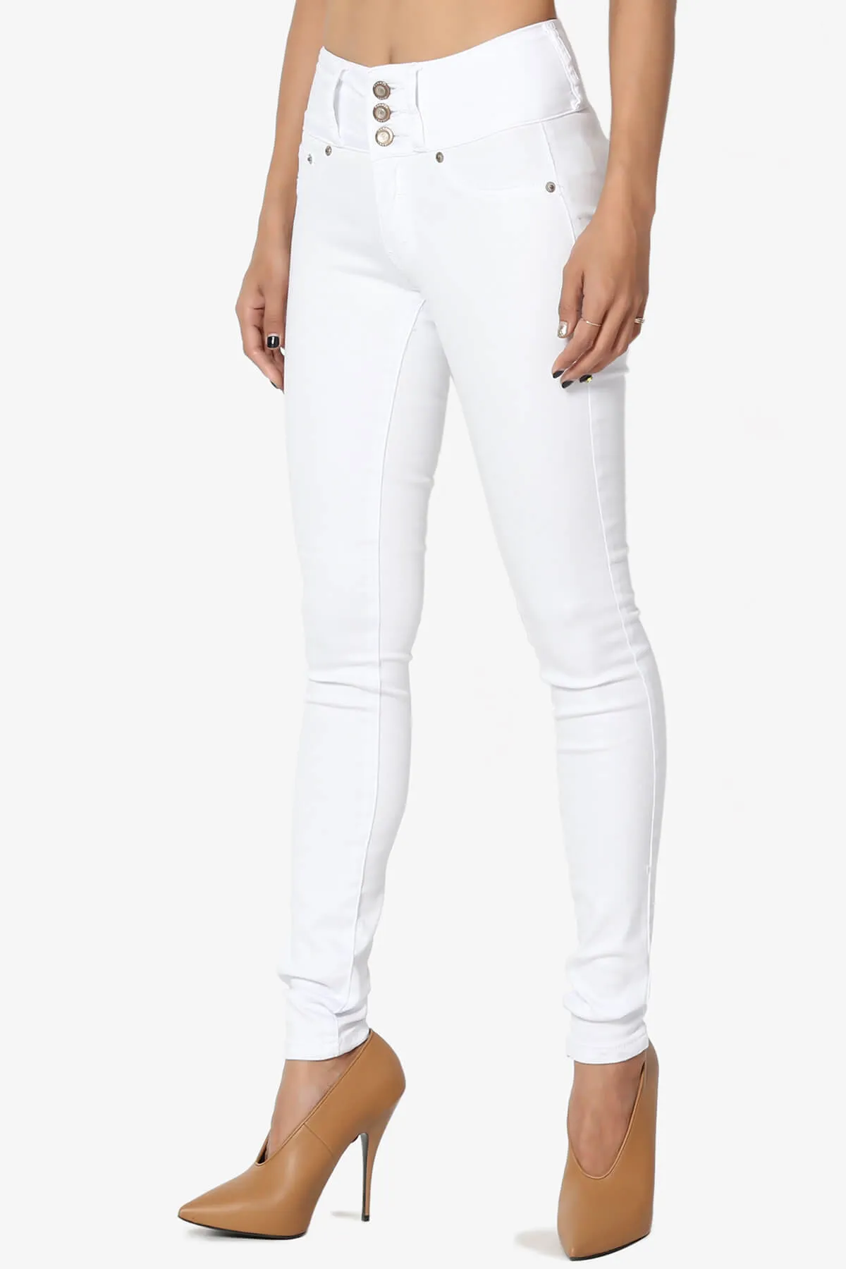 Vassa No Back Pocket Skinny Jeans