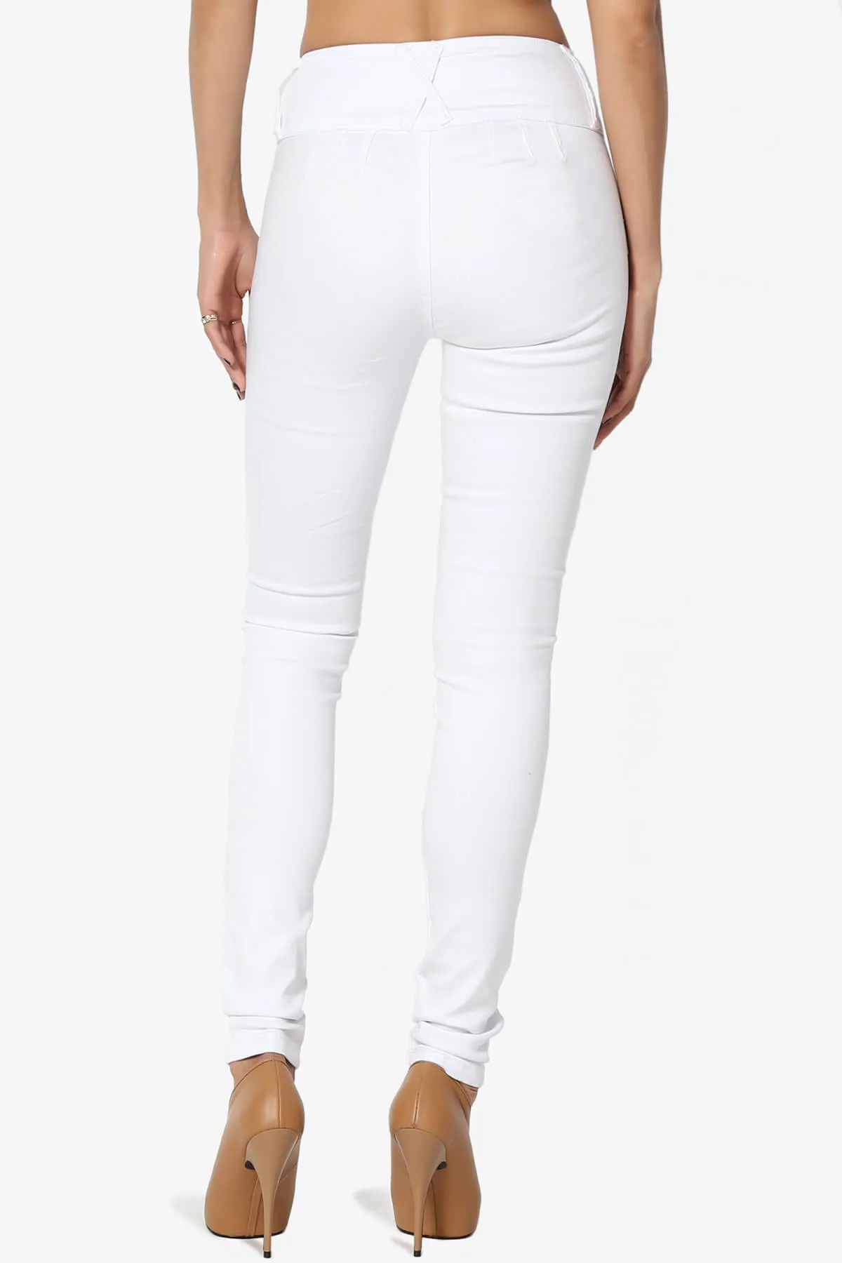 Vassa No Back Pocket Skinny Jeans