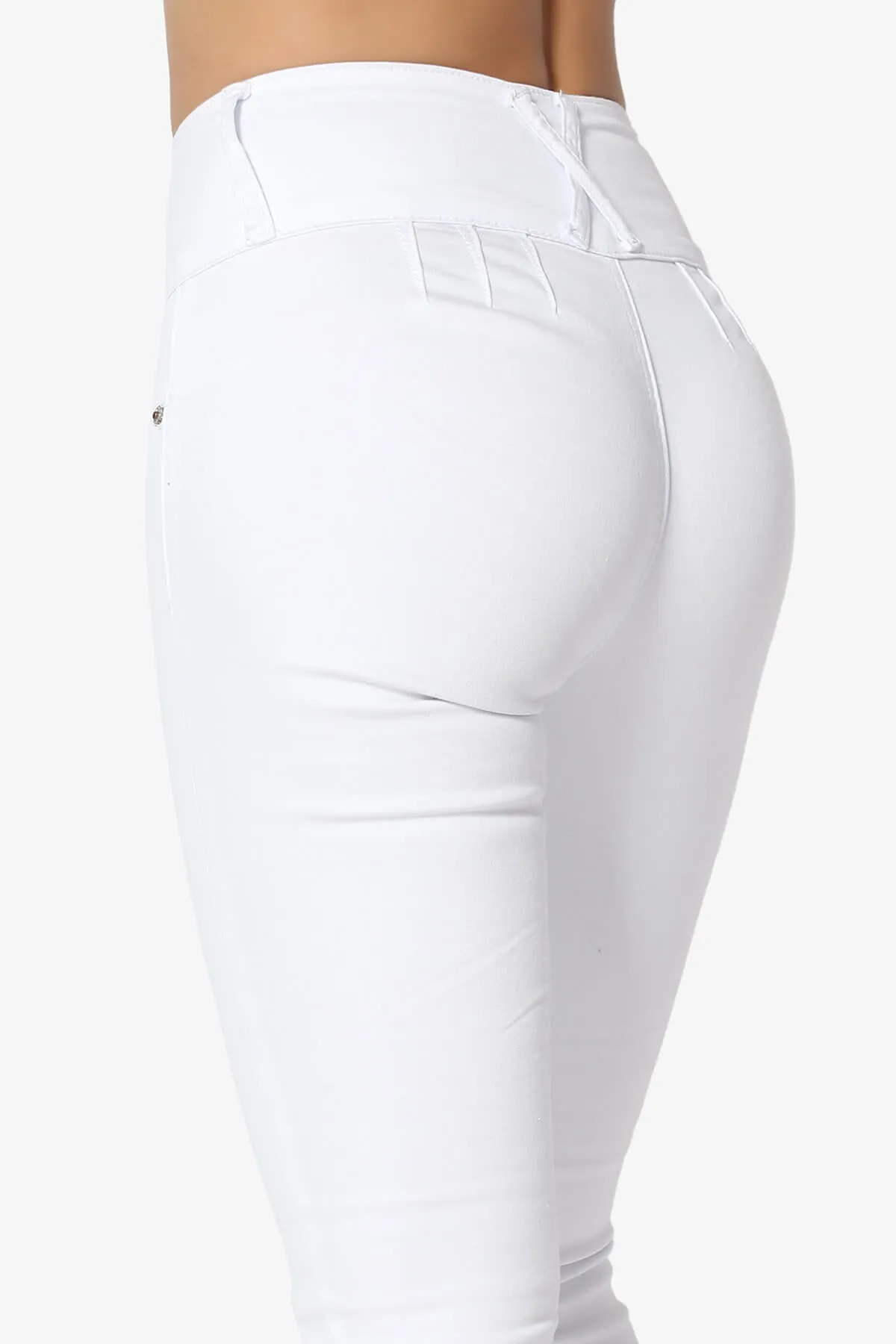 Vassa No Back Pocket Skinny Jeans