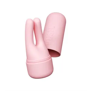 Vush - Pop - Swish Dual Tip Vibrator - Met Opbergkoker - Lichtroze