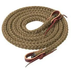Weaver Leather Silvertip Hollow Braid Trail Reins, 5/8" x 10'