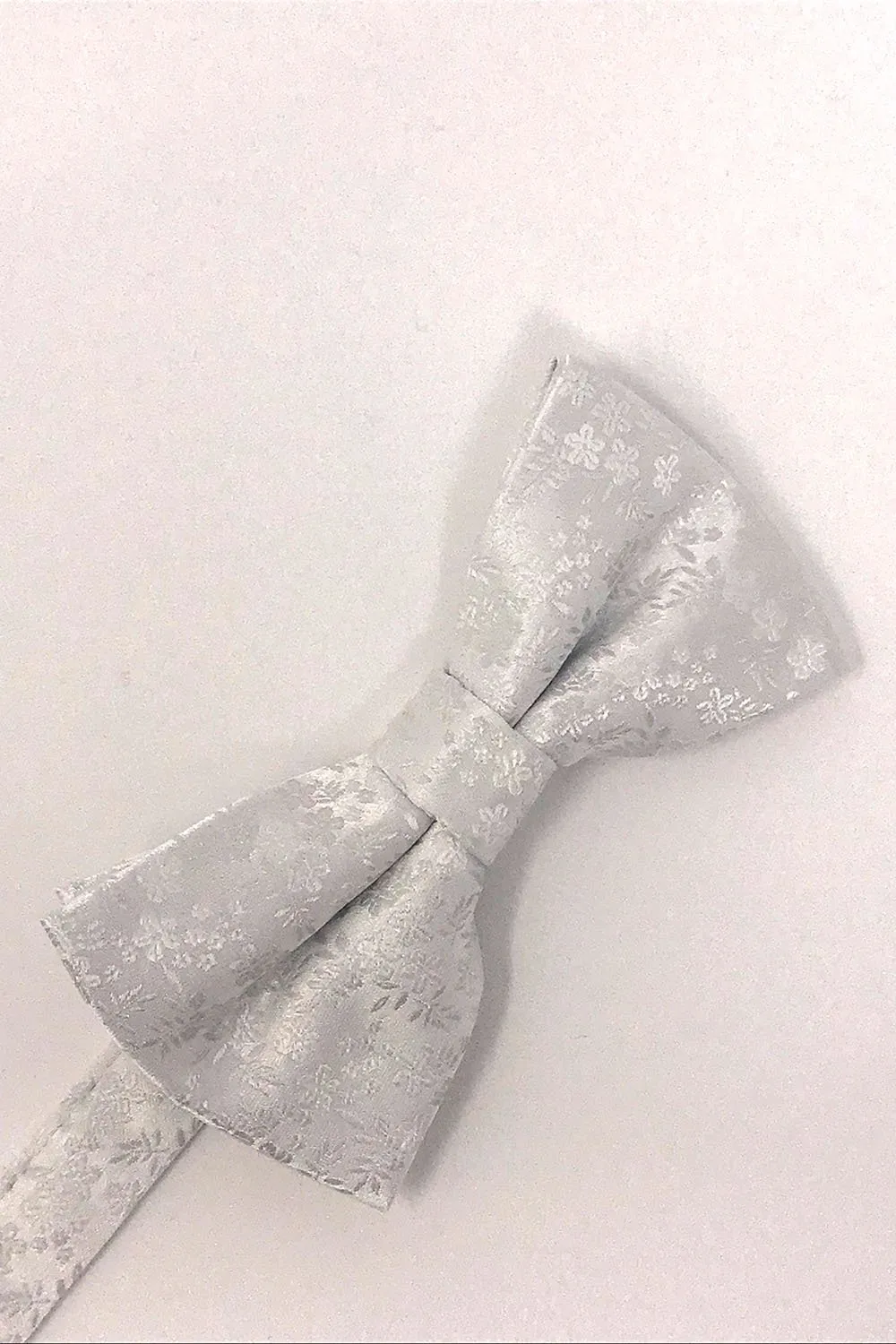 White Enchantment Kids Bow Tie