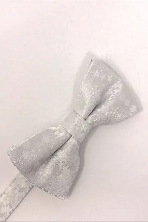 White Enchantment Kids Bow Tie