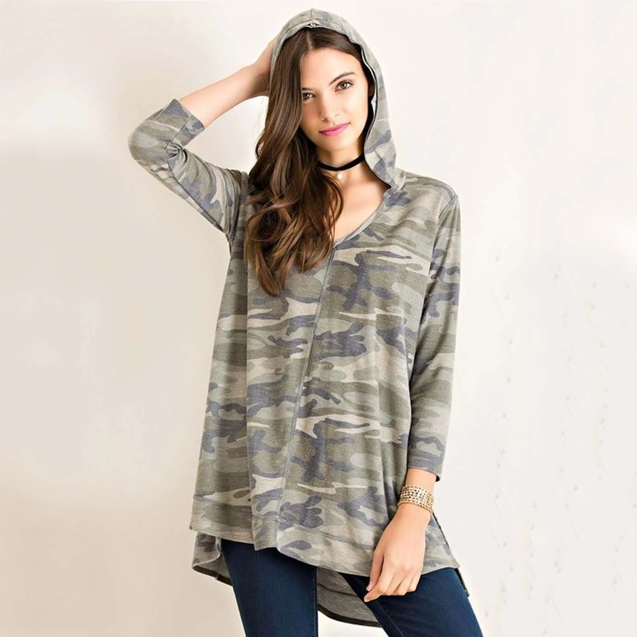 Winter Canyon Hooded Top