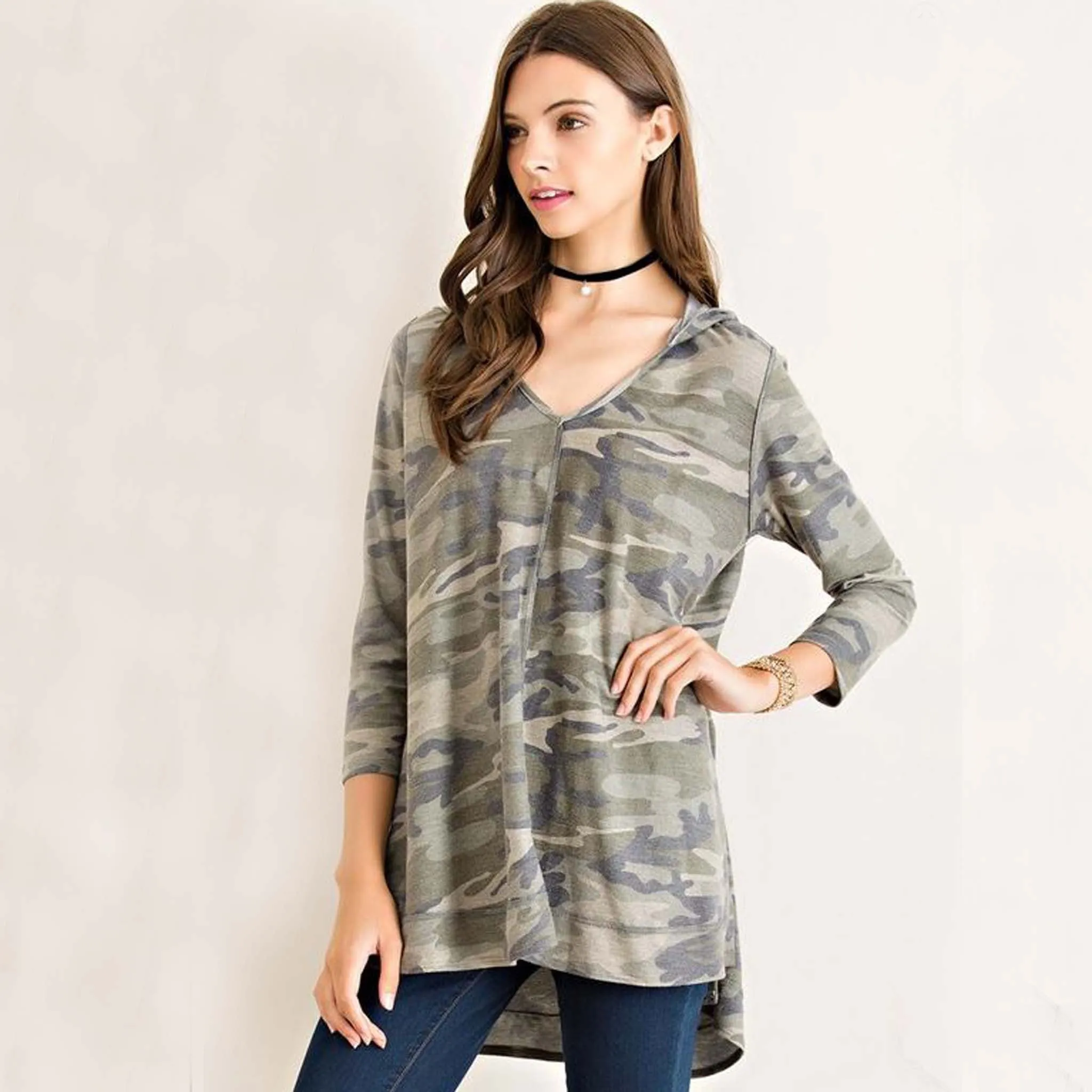 Winter Canyon Hooded Top