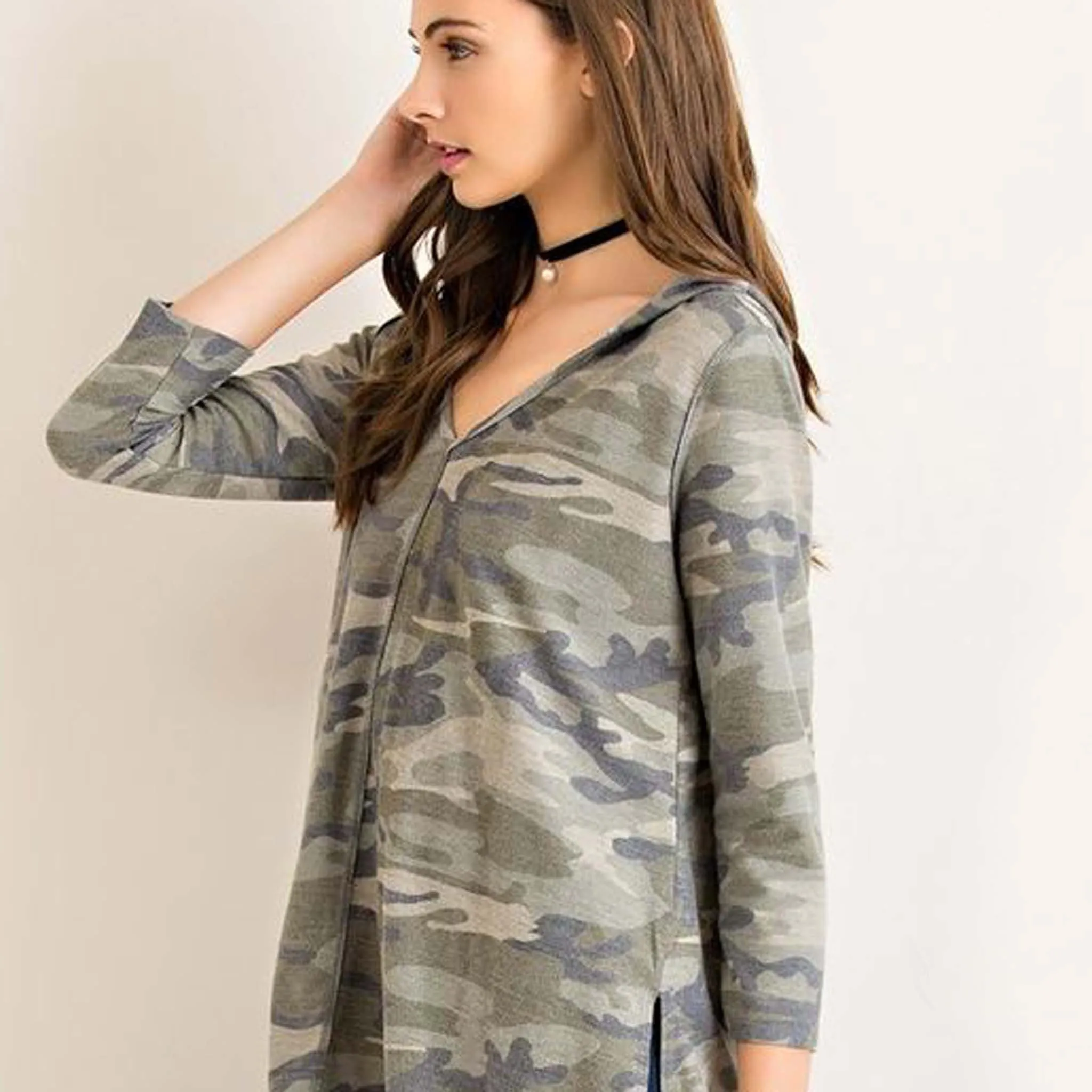 Winter Canyon Hooded Top