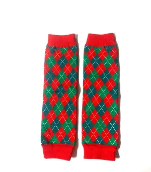 Winter Tartan Children's Leg Warmers